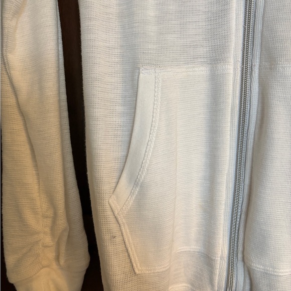 Calvin Klein performance lightweight zip up hoodie in white size medium - Picture 5 of 8